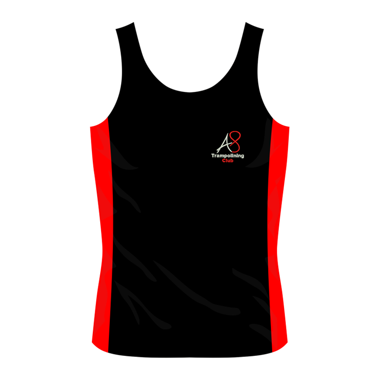 Activ8 Cool Vest with logo to front and name to back