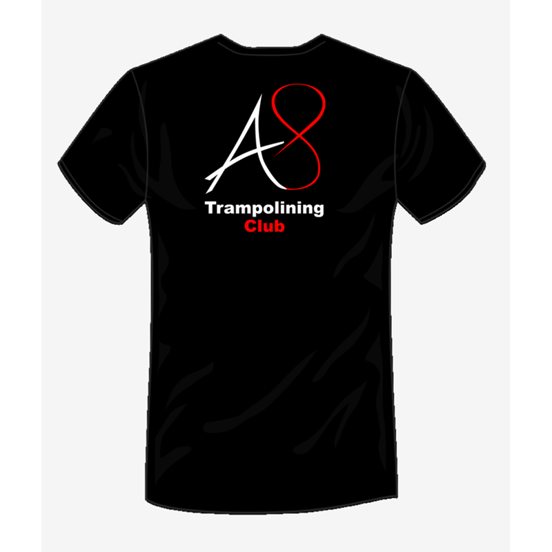 Activ8 Training T Shirt with logo to back and name to front