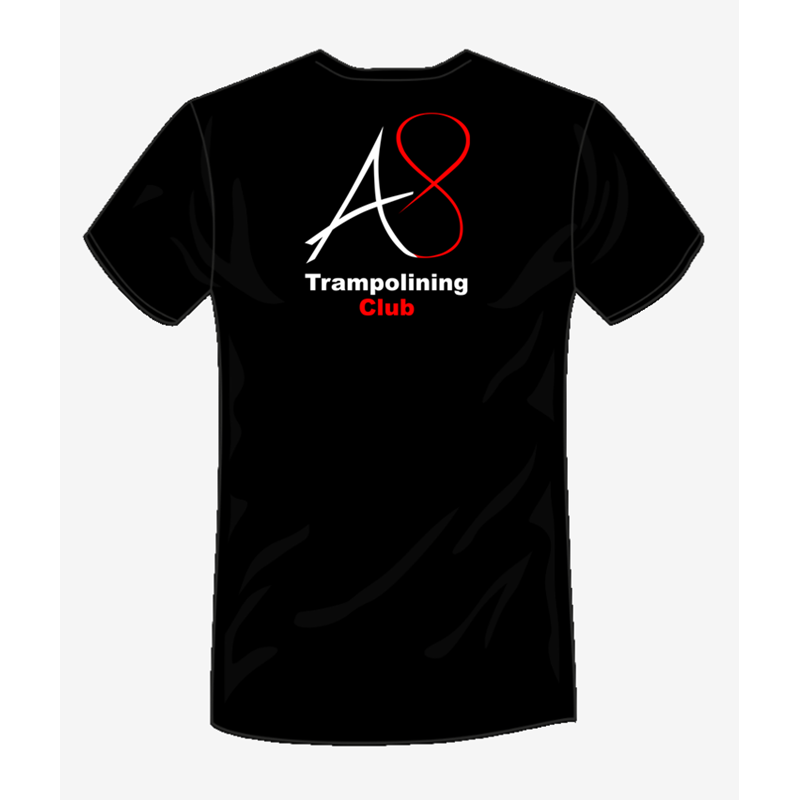 Activ8 Training T Shirt with logo to back only