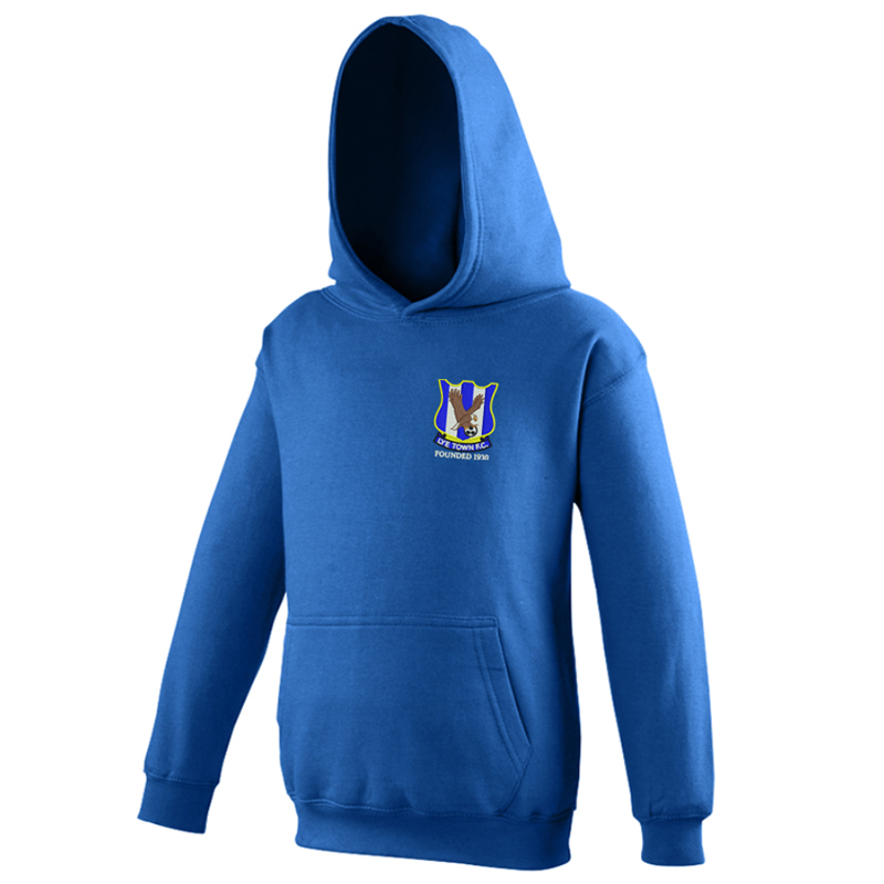 Hooded Sweatshirt, embroidered club logo left breast