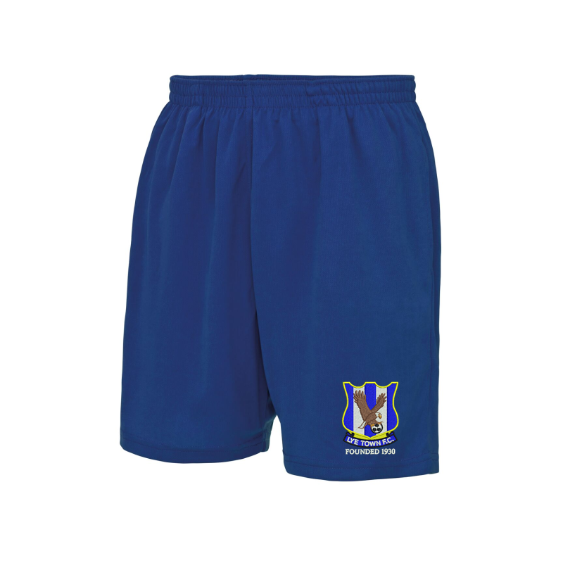 Neoteric™ fabric with wickability, quick-drying properties and elasticated waist with side pockets. Embroidered club logo to left leg as worn.