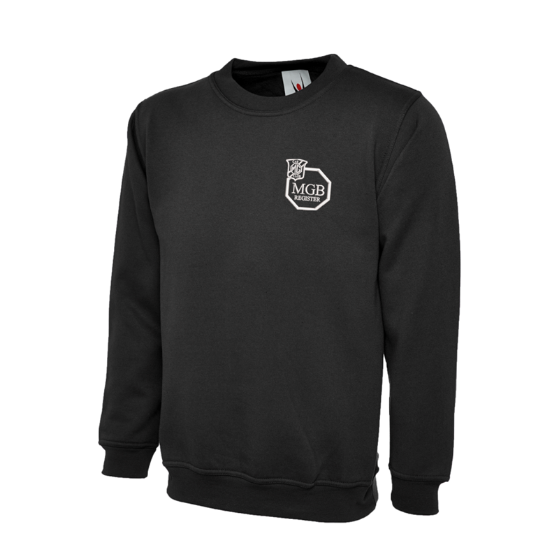 Polycotton Sweatshirt embroidered logo left breast.