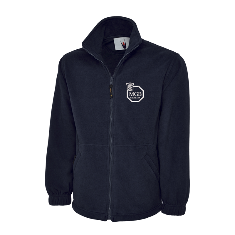 Full Zip Fleece Jacket embroidered with club logo