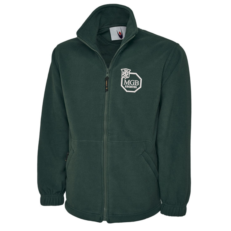 Full Zip Fleece Jacket embroidered with club logo