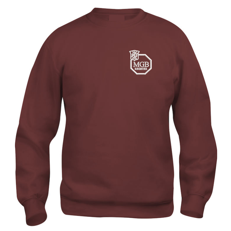 Polycotton Sweatshirt embroidered logo left breast.