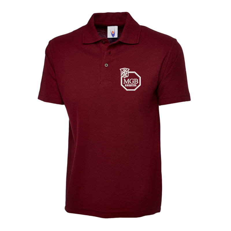 Polycotton Poloshirt embroidered logo left breast.