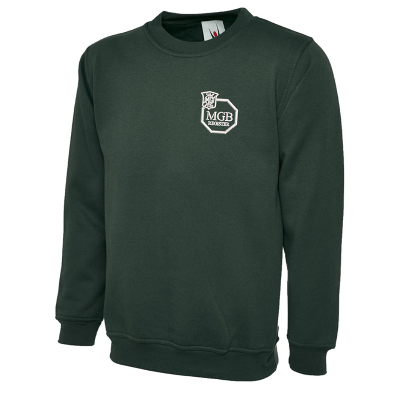 Polycotton Sweatshirt embroidered logo left breast.