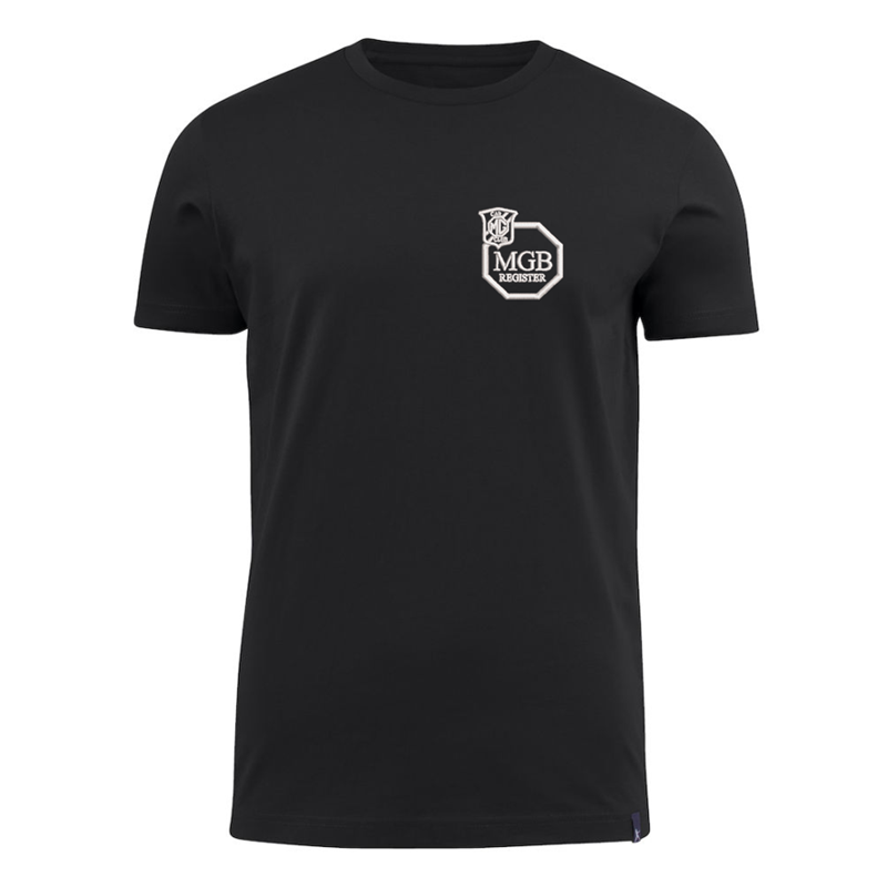 Cotton T Shirt with embroidered logo left breast