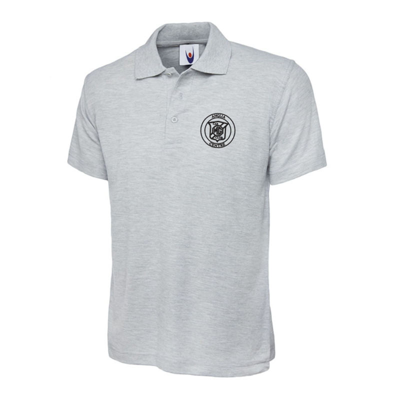 Polycotton Poloshirt embroidered logo left breast. Select the logo of your choice.
