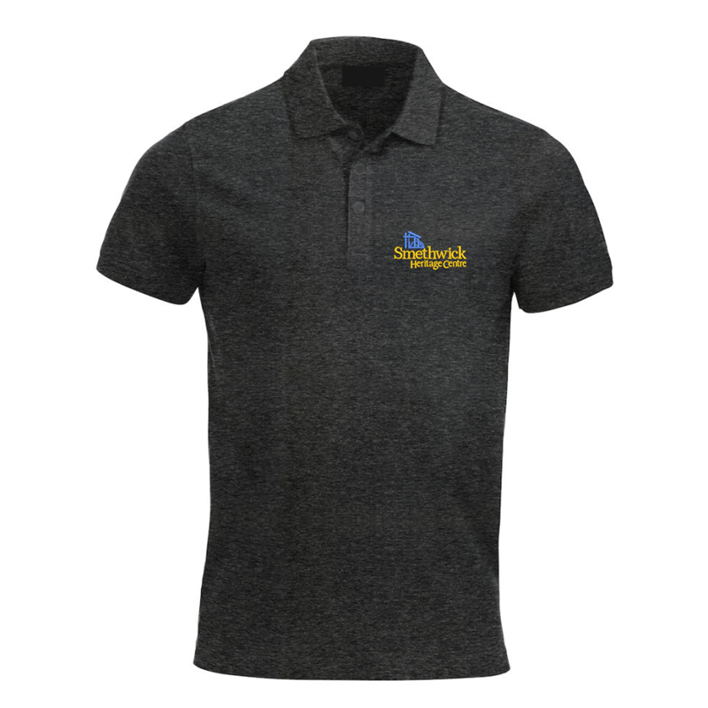 Polycotton Poloshirt embroidered logo left breast.