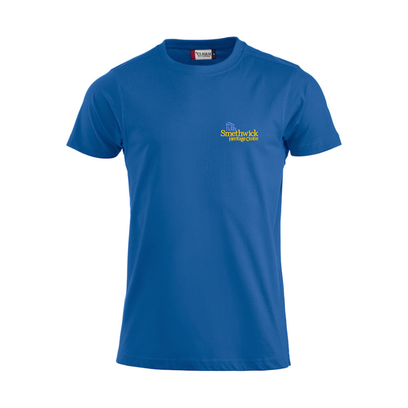 Cotton T Shirt with embroideRoyal logo left breast