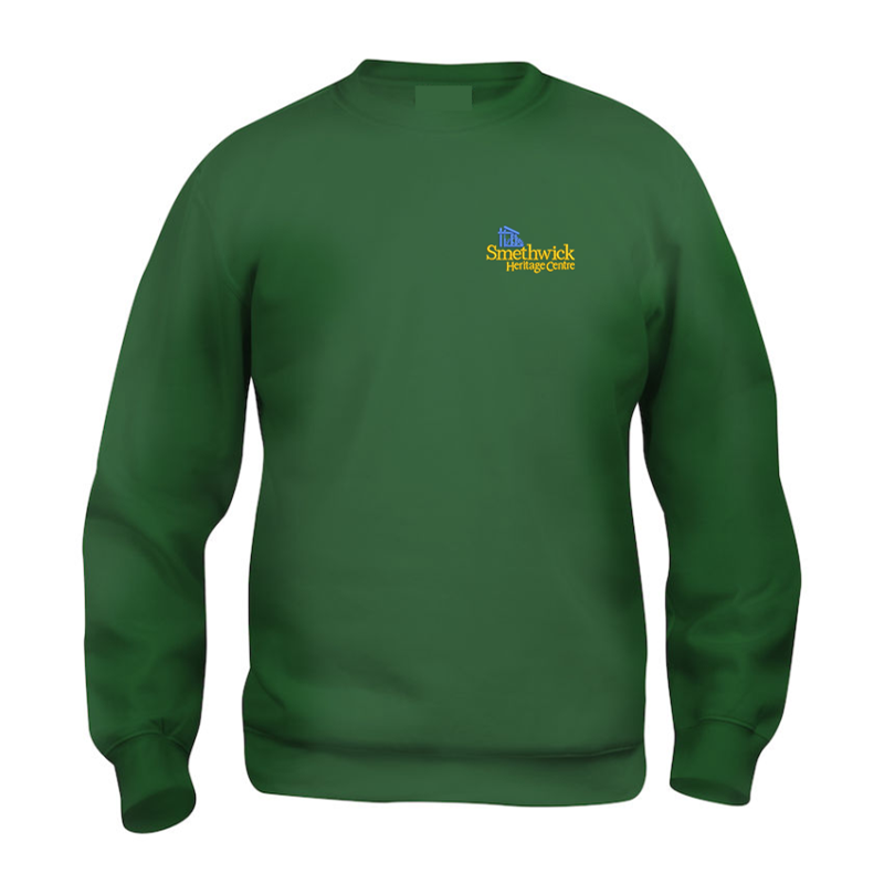 Polycotton Sweatshirt embroidered logo left breast.