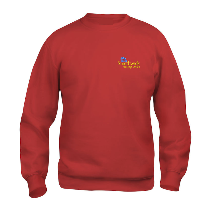Polycotton Sweatshirt embroidered logo left breast.