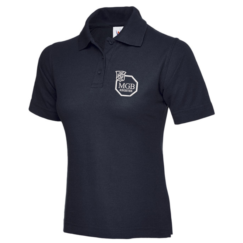 Polycotton Poloshirt embroidered logo left breast.