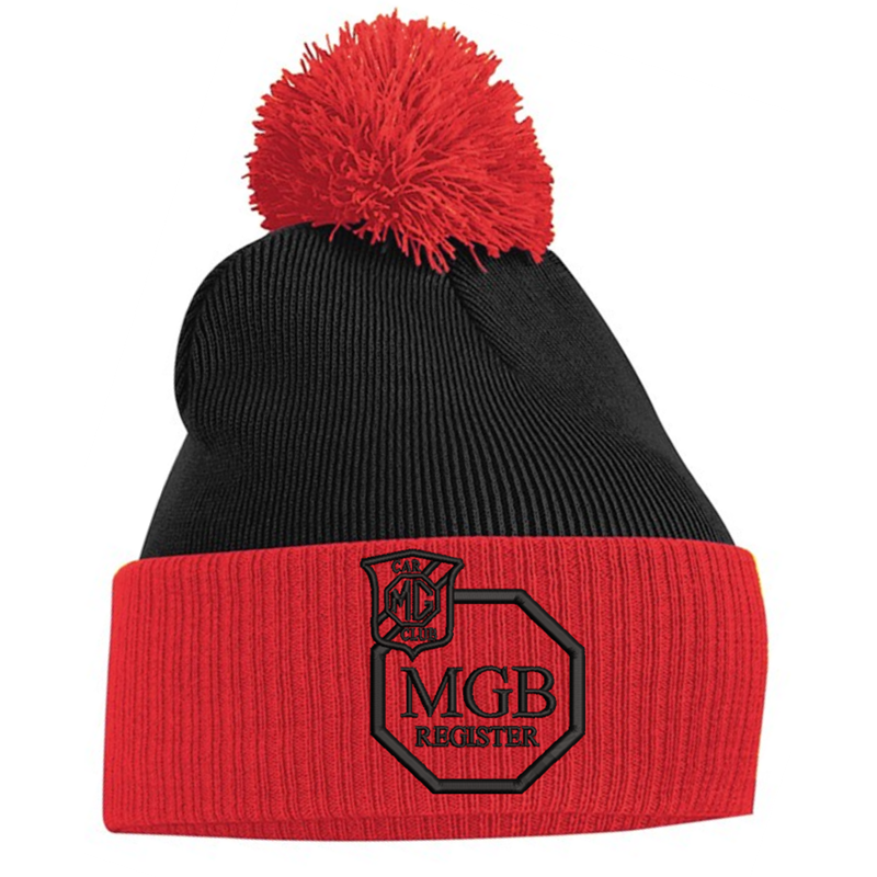 Double layer knitted contrast PomPom - With Club logo