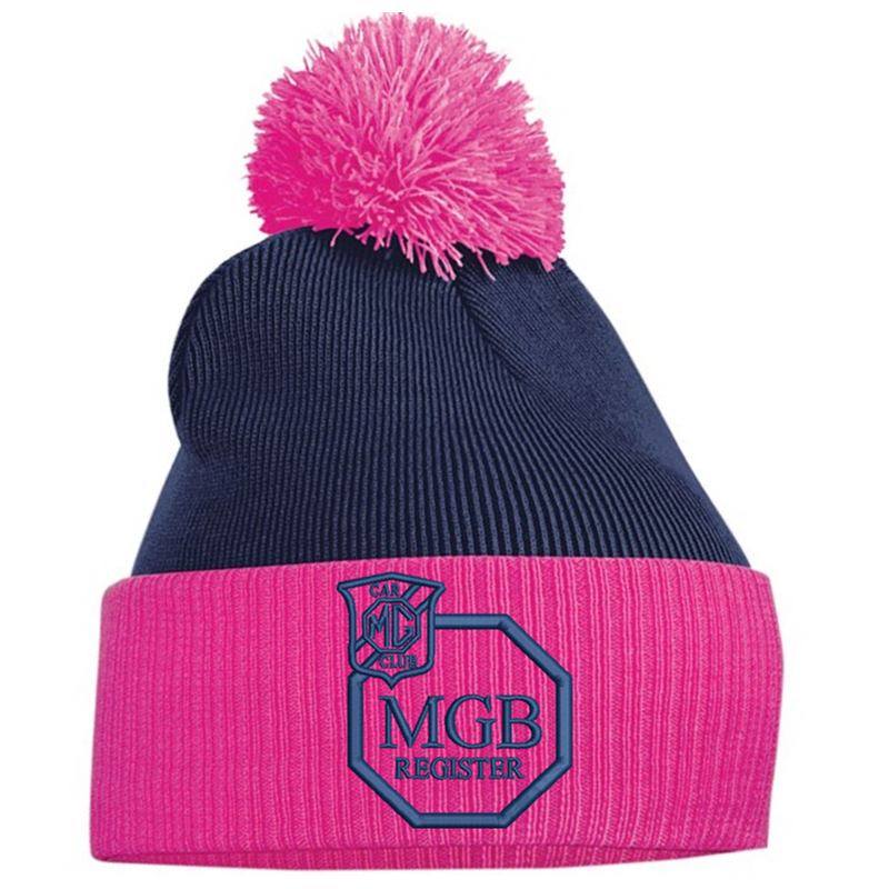 Double layer knitted contrast PomPom - With Club logo