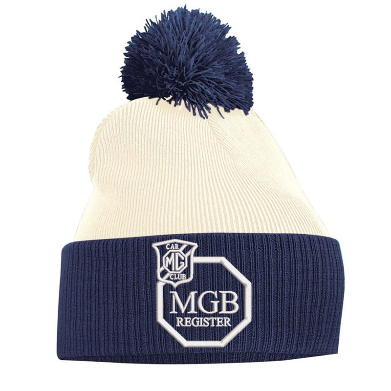 Double layer knitted contrast PomPom - With Club logo