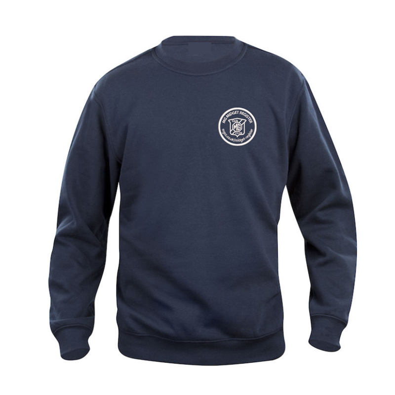 Polycotton Sweatshirt embroidered logo left breast.