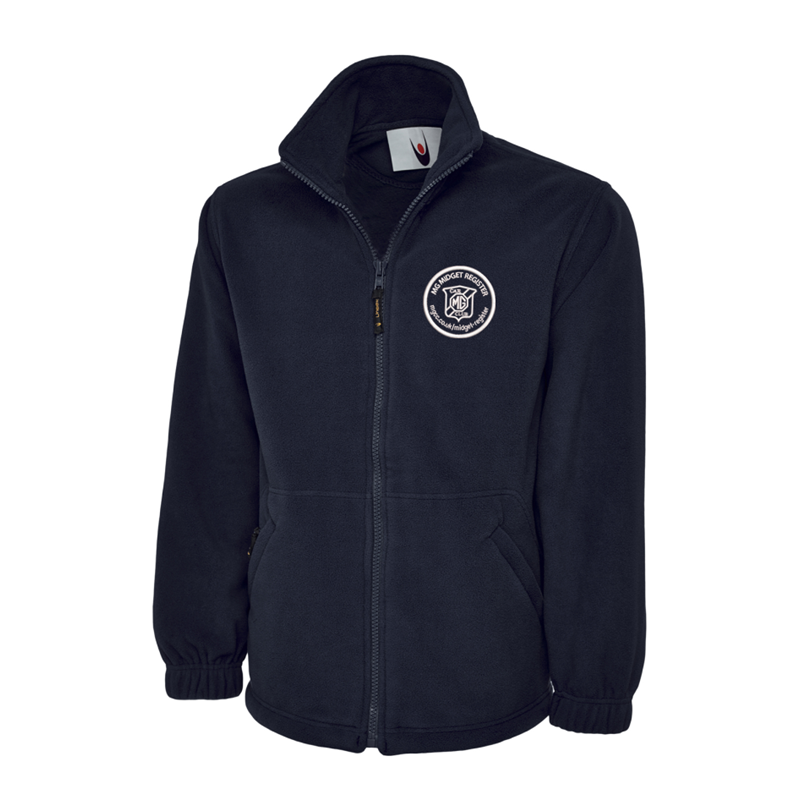 Full Zip Fleece Jacket embroidered with club logo
