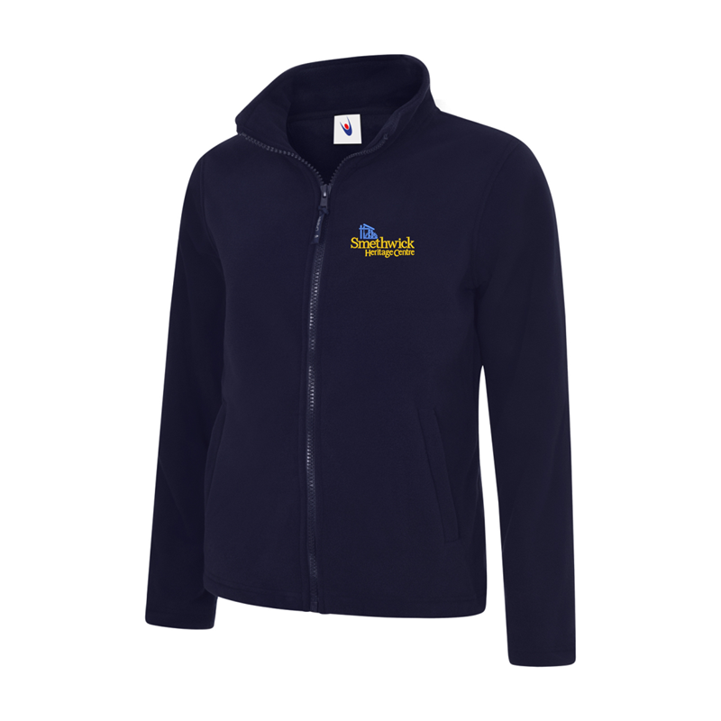 Full Zip Ladies Fleece Jacket embroidered with club logo