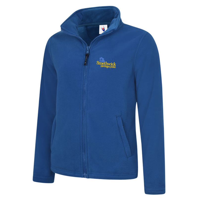 Full Zip Ladies Fleece Jacket embroideRoyal with club logo