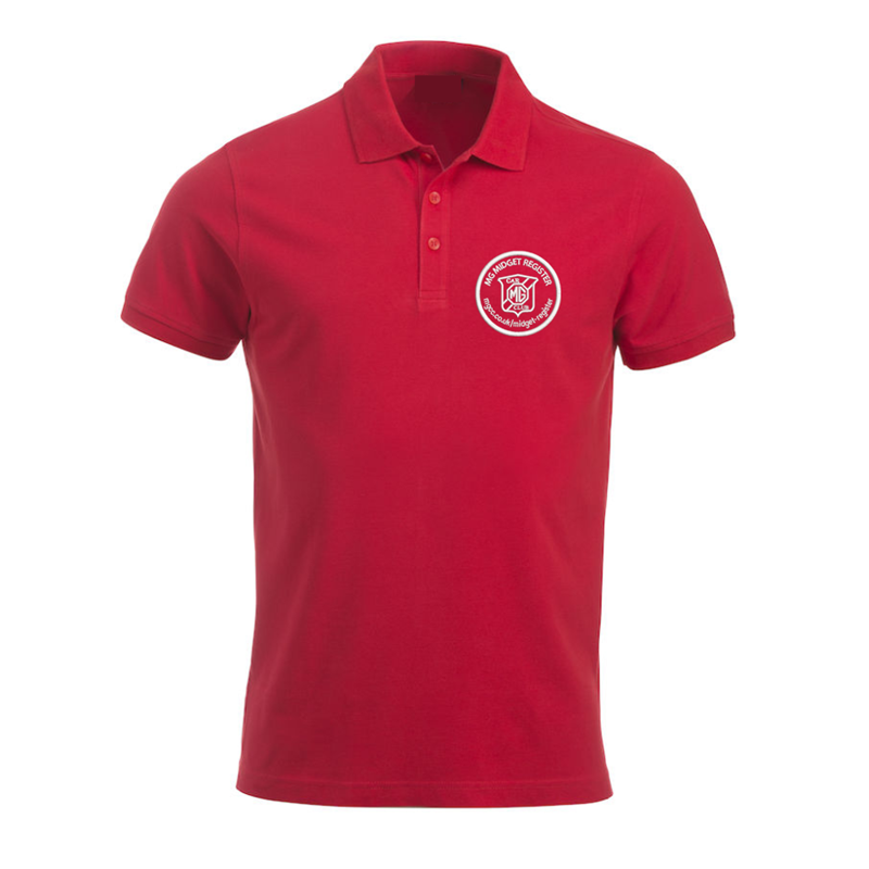 Polycotton Poloshirt embroidered logo left breast.