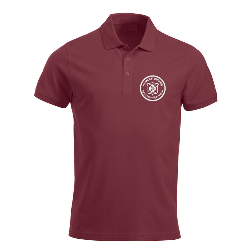 Polycotton Poloshirt embroidered logo left breast.