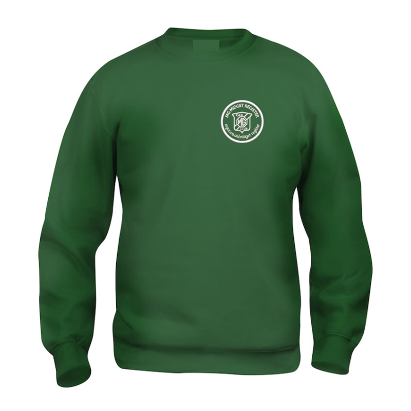 Polycotton Sweatshirt embroidered logo left breast.