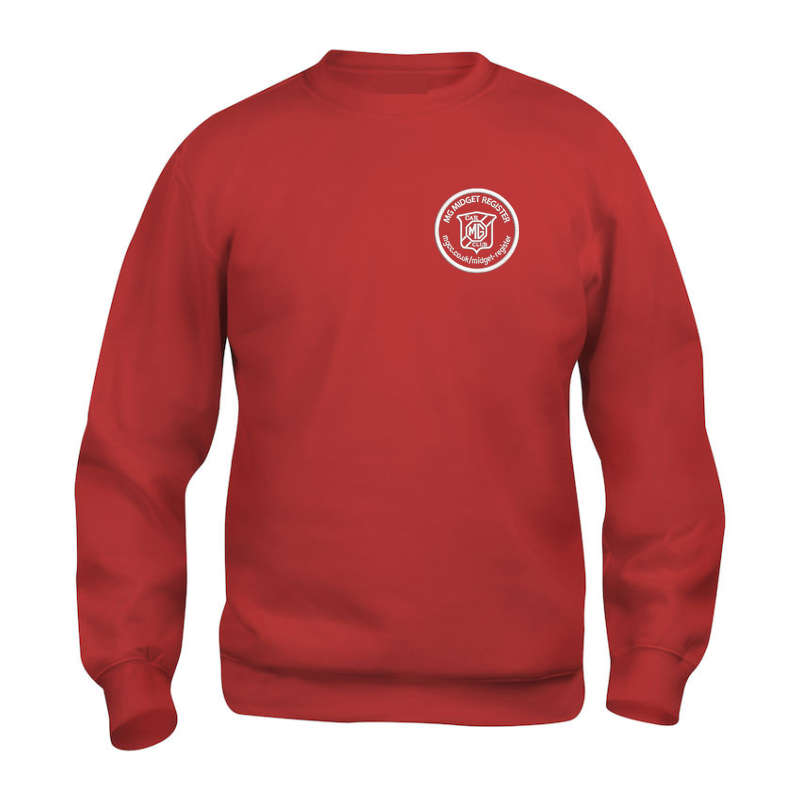Polycotton Sweatshirt embroidered logo left breast.