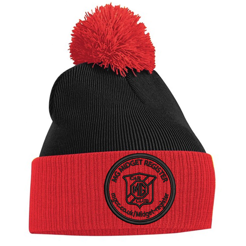 Double layer knitted contrast PomPom - With Club logo