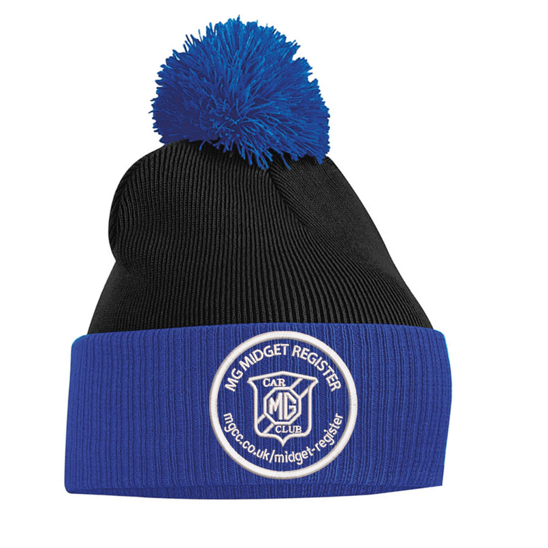 Double layer knitted contrast PomPom - With Club logo