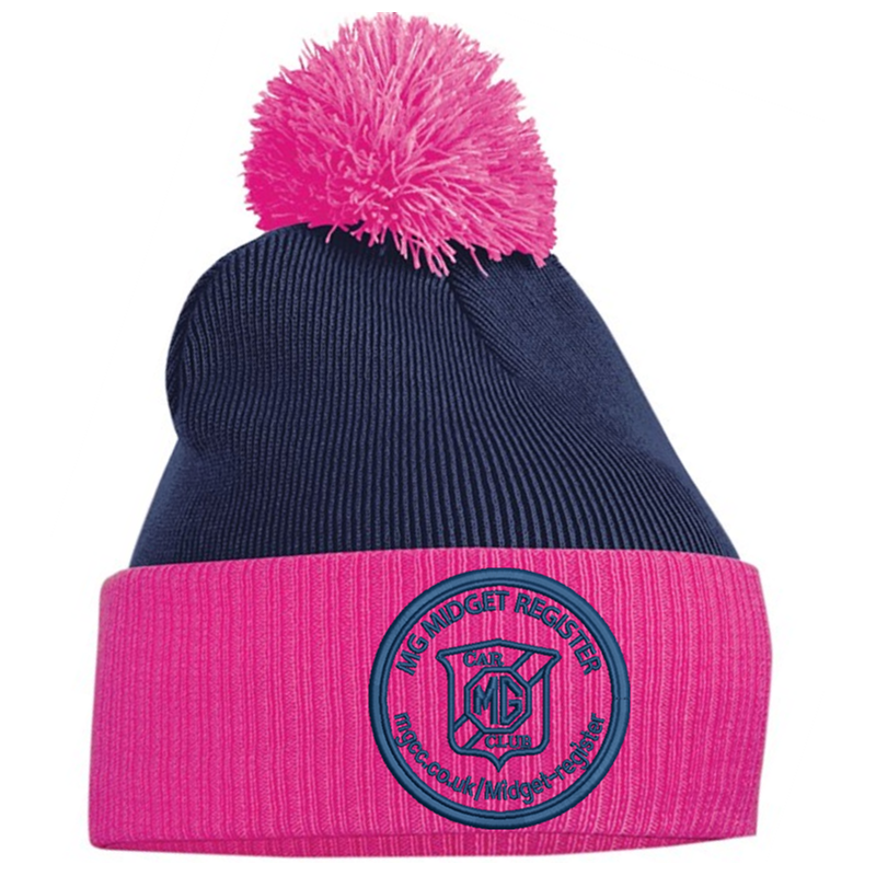 Double layer knitted contrast PomPom - With Club logo