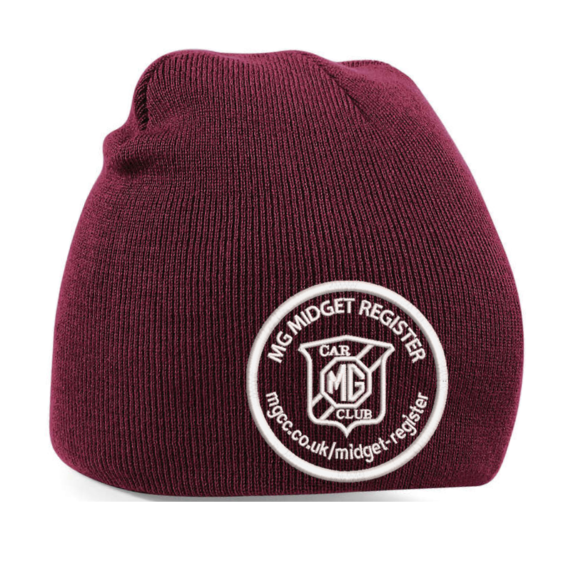 Double layer knited pull on hat - With Club logo