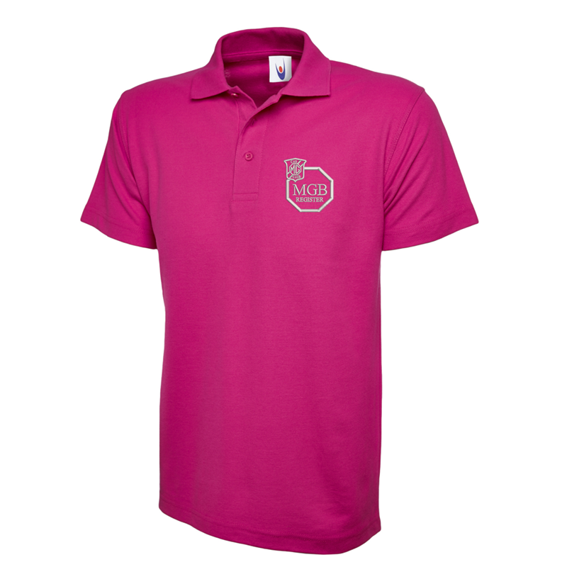 Polycotton Poloshirt embroidered logo left breast.