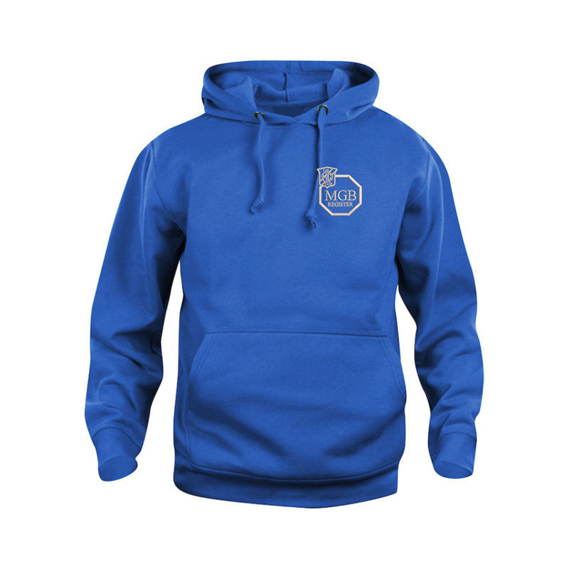 Super soft luxurious feel 60/40 Polyester Cotton mix Hooded Sweatshirt.