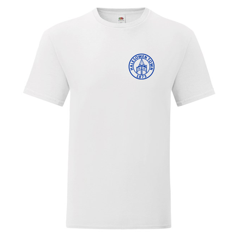 Cotton T Shirt with silicon print logo to left breast