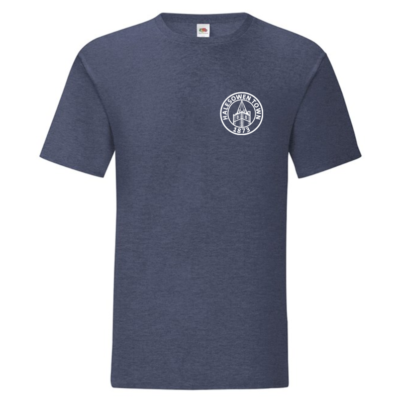 Cotton T Shirt with silicon print logo to left breast
