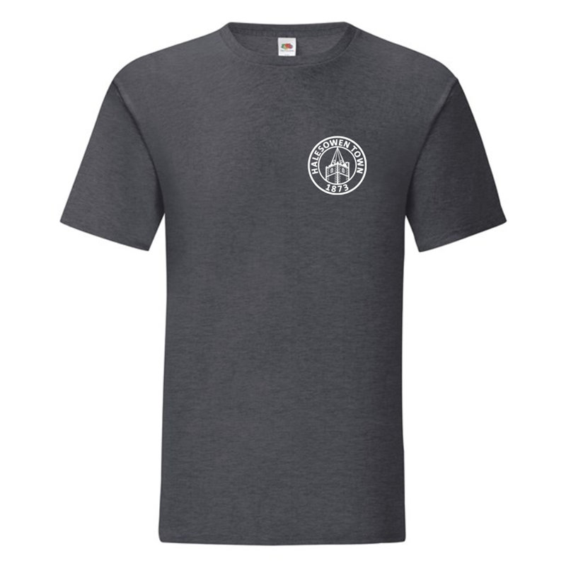 Cotton T Shirt with silicon print logo to left breast