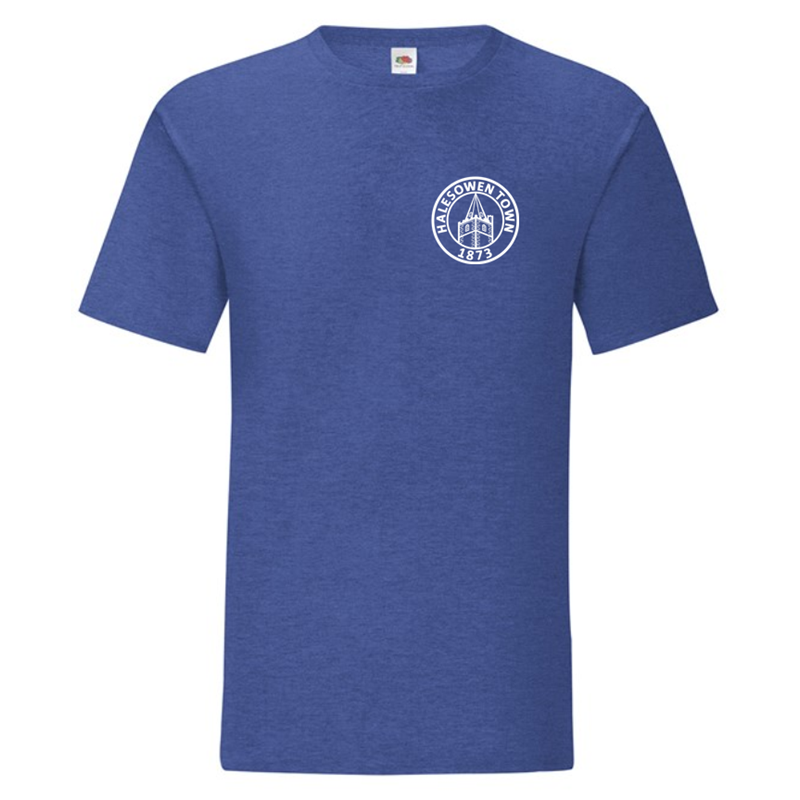 Cotton T Shirt with silicon print logo to left breast