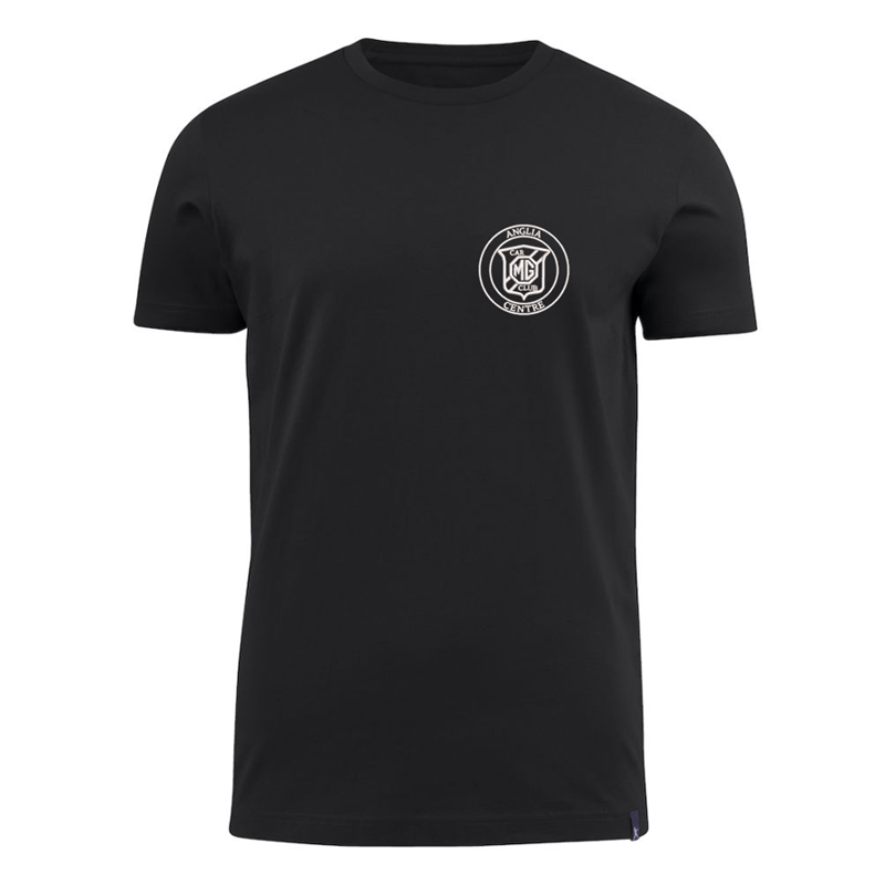 Cotton T Shirt with embroidered logo left breast