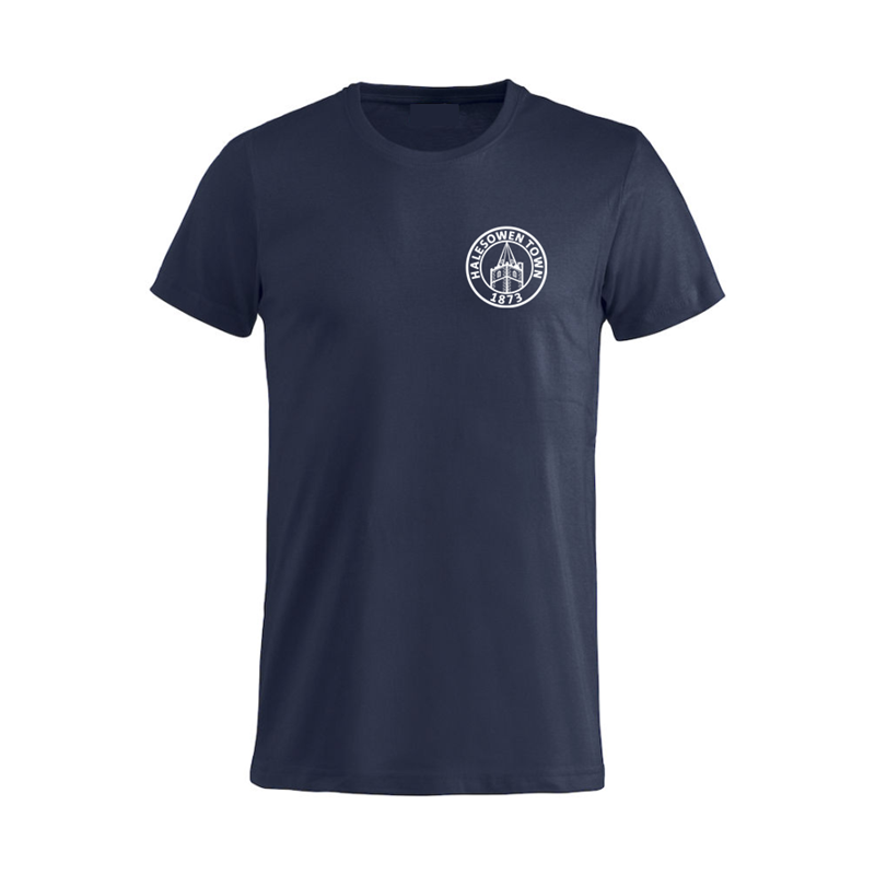 Cotton T Shirt with silicon print logo to left breast