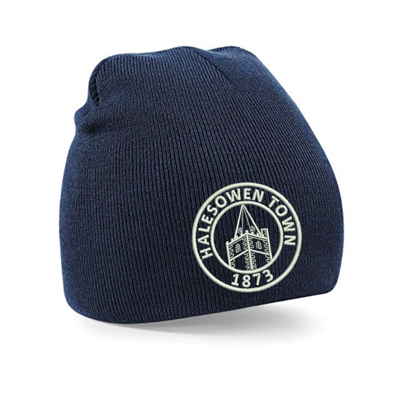 Double layer knited pull on hat - With Club logo