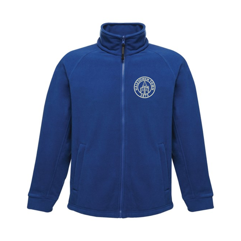 Full Zip Fleece Jacket embroideRoyal with club logo