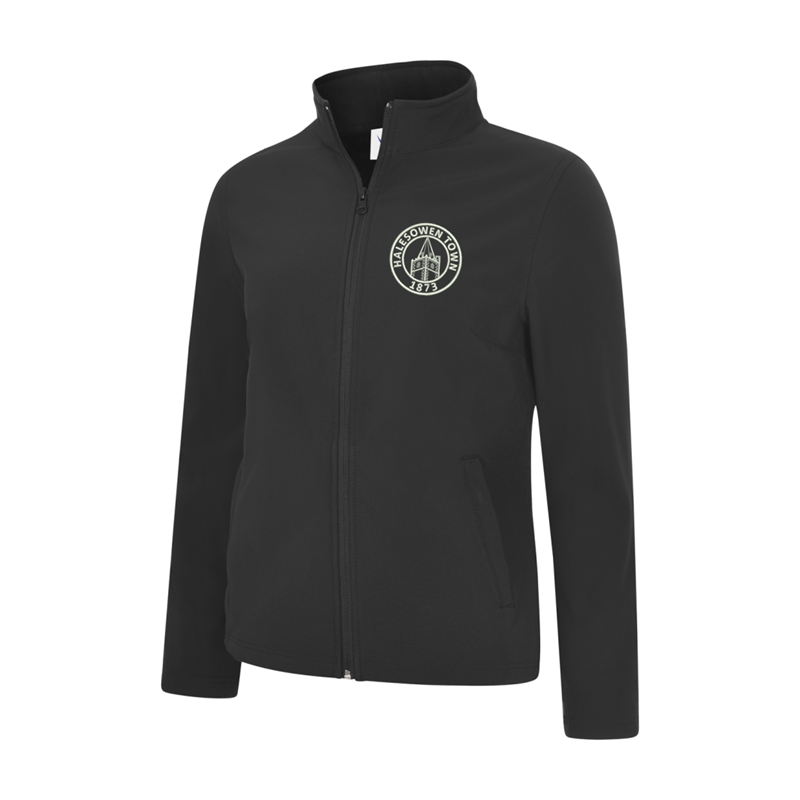 3 Layer Waterproof fleece lined soft shell jacket, with logo embroidered to front.