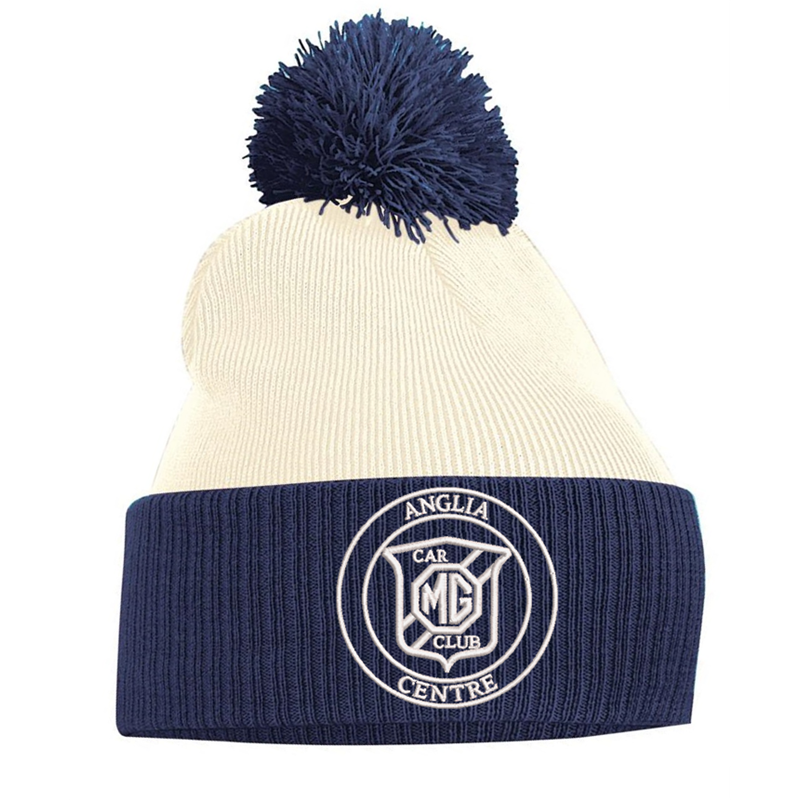 Double layer knitted contrast PomPom - With Club logo