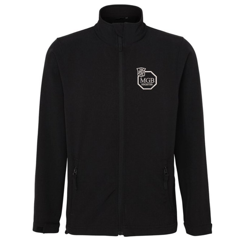 3 Layer Waterproof fleece lined soft shell jacket, with logo embroidered to front.