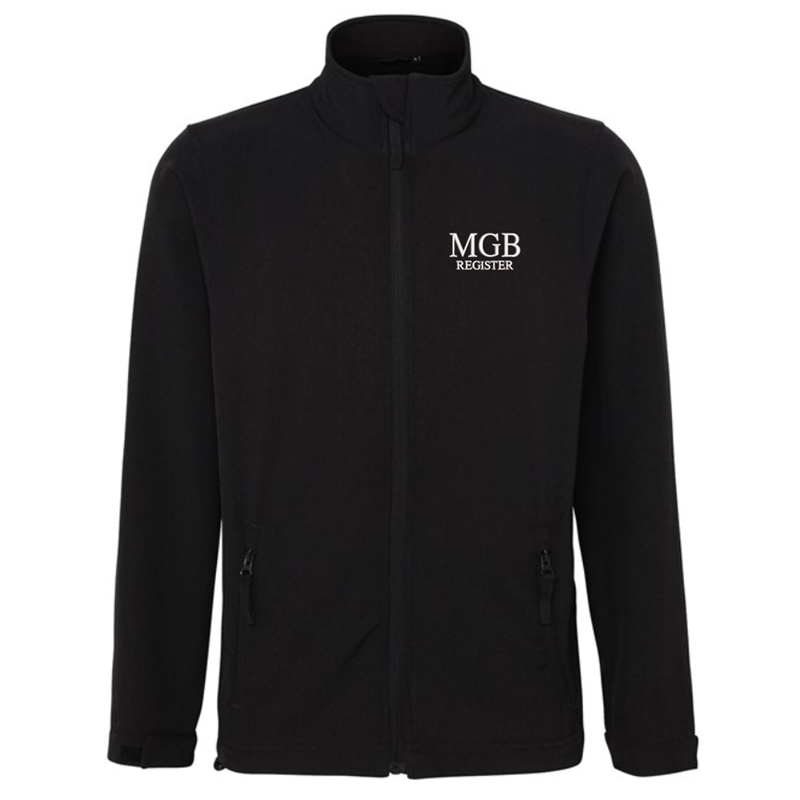 3 Layer Waterproof fleece lined soft shell jacket, with logo embroidered to front.