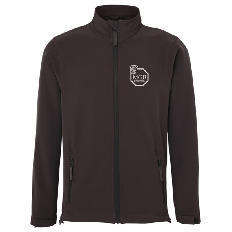 3 Layer Waterproof fleece lined soft shell jacket, with logo embroidered to front.