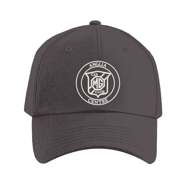 Mid profile 6 panel design, embroideGrey logo to front.