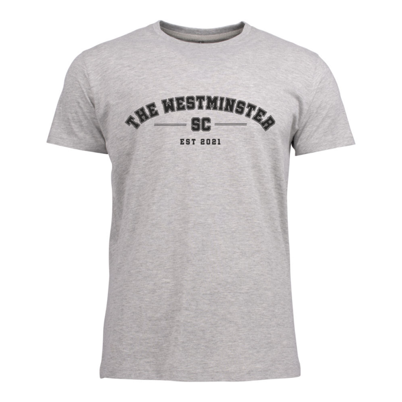 Cotton T Shirt with printed logo to centre chest